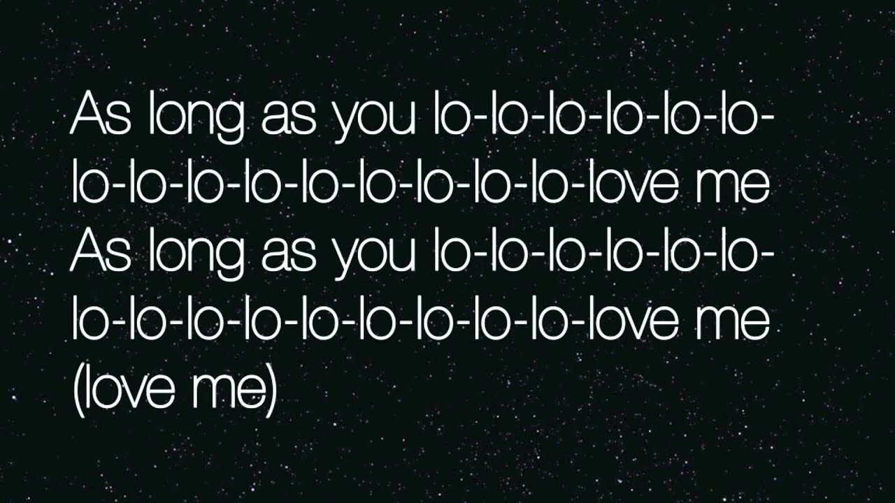As Long As You Love Me Karaoke Acoustic