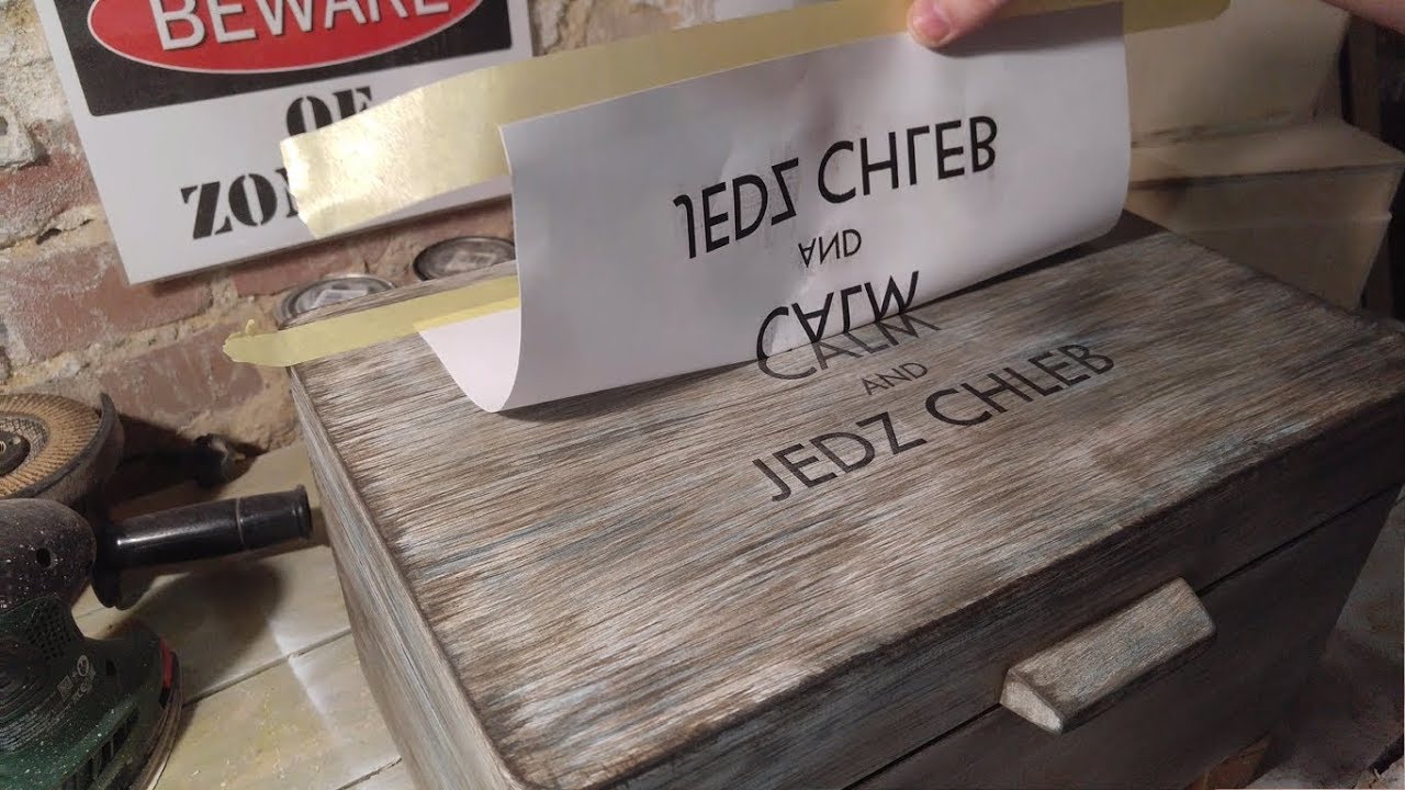 Update Jak wykonać transfer wydruku na drewno / Transfer prints to wood
