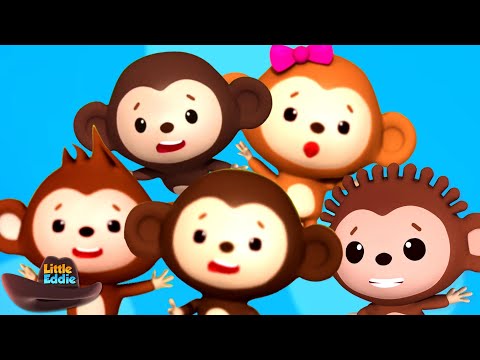 Five Little Monkeys Nursery Rhymes For Babies