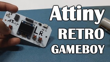 ATBOY DIY Attiny85 Oled Gaming Console