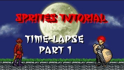 Sprites Tutorial: Frame-by-frame Time Lapse Session 1