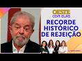 Pesquisa 2026: Rejeição recorde de Lula; Flávio Bolsonaro cresce