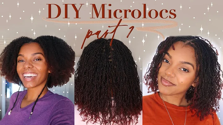 I started my Microlocs journey! Part 1: Installation || DIY Microloc Journey