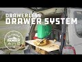 Diy drawer less drawer system for suv from single sheet of ply wood for overlanding and camping