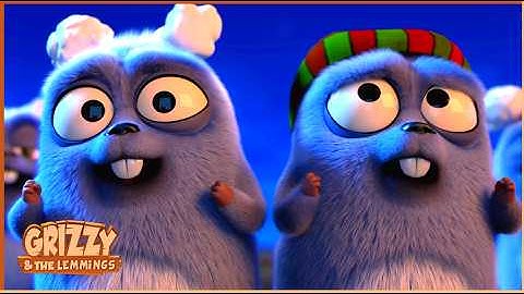 Festive Lemmings 🎅🎄 Grizzy & the Lemmings Compilation 🐻🐹