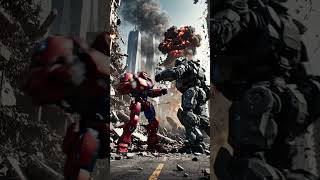🔥 EPIC ROBOT BATTLE 🤖 | Hollywood Style AI Action #Shorts