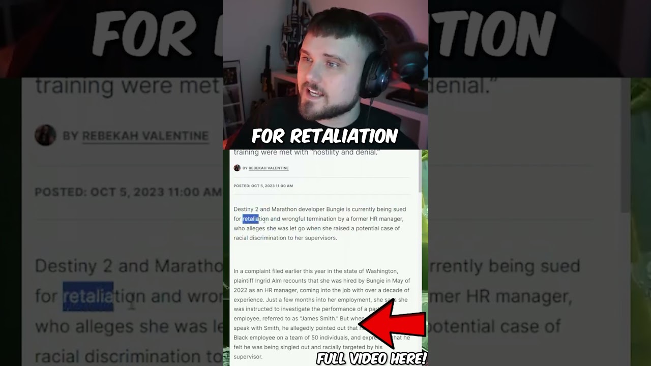 Bungie In Lawsuit For Racism Allegations? What The...