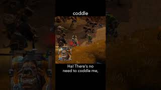 coddle — WarCraft 3 dialogue scene