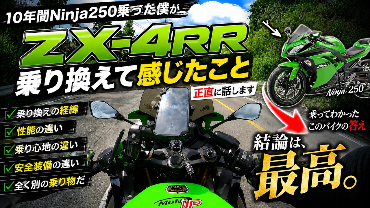 なつまる輪業 ZX-4RR】An Honest Review: My Thoughts After Switching from 10