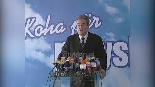 Berisha konferencë për shtyp, i bënë thirrje policisë për luftën kundër krimit - (3 Gusht 2005) screenshot 1