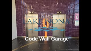 Six KONE EcoSpace Elevators @ Code Wall Garage - Lake Nona - Orlando FL