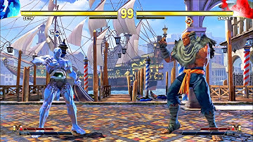 Seth vs. Sagat (Hardest AI) - Street Fighter V