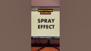 How to the spray effect to your texts in Adobe Illustrator 💫 #illustratortutorial #illustratortips