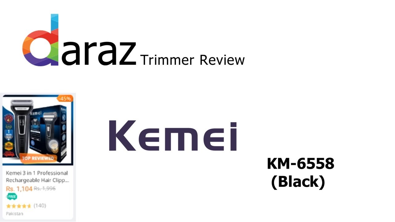Trimmer review l Daraz YouTube