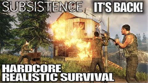 This is The Most HARDCORE Survival Game, EVER | Subsistence Gameplay Part 1