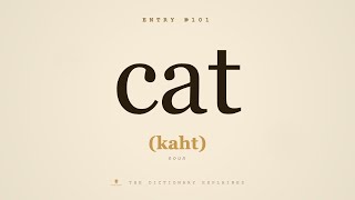 #101 of 1,000 Most Common Words - How to Pronounce "CAT" - Examples, Definition, Etymology