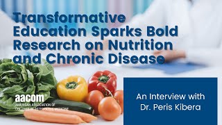 Transformative Education Sparks Bold Research on Nutrition and Chronic Disease
