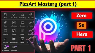 PicsArt Mastery Series - Part 1: Basic Tools Guide (Hindi) 🛠️📸 screenshot 5