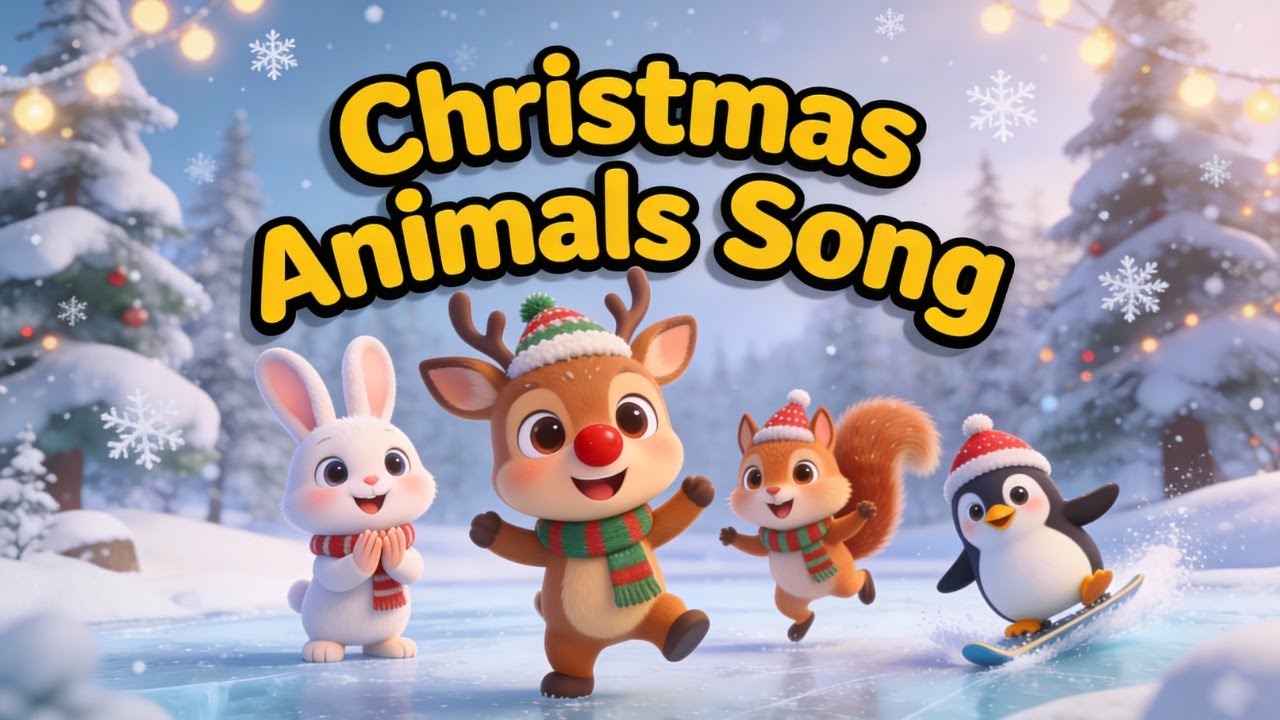 Joyful Christmas Forest Songs | Kids Holiday Sing Along & Dance 🎄 - YouTube
