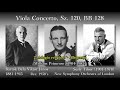 Bartók: Viola Concerto, Primrose & Serly (1950's) バルトーク ヴィオラ協奏曲 プリムローズ