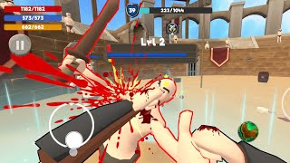 Playing Gladiator Simulator: Arena War Only With Fist Gore Mode. 🪖🗡😡🩸👊
