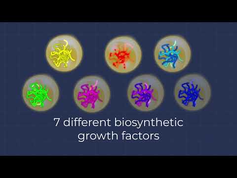 KeraFactor hair growth factors 3D scalp animation