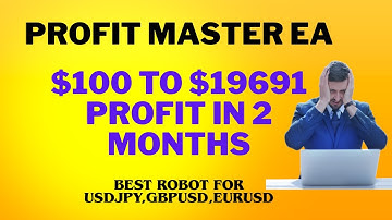 Profit Master EA Forex MT4 Robot $100 To $19691 Profit In 2 Months Back Testing | Best forex robots