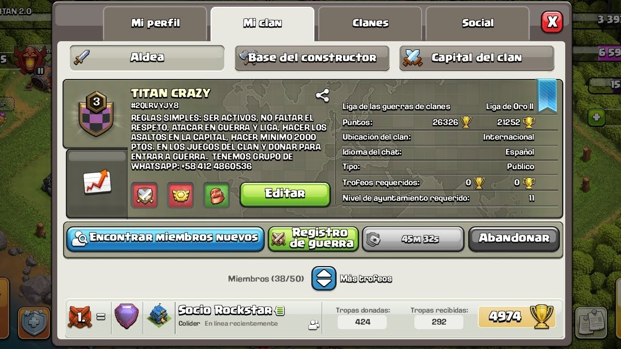 Clash Of Clans Venta De Cuentas