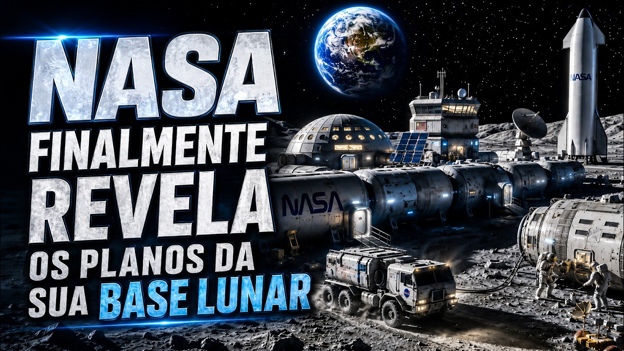 NASA FINALMENTE REVELA OS PLANOS DA SUA BASE LUNAR !!!!