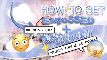 How to get Embossed (Realistic Clothing) + a Glossy Rig!! 😱 || chocqbvear blender 2.79 (roblox)