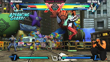 UMVC3 Winners Finals MH RayRay vs AGE ChrisG - Next Level Battle Circuit #1 Tournament