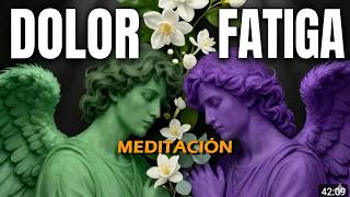 DOLOR de ARTICULACIONES Y CANSANCIO LLAMA VIOLETA ARCÁNGEL RAFAEL Sanación MEDITACIÓN 💚💜