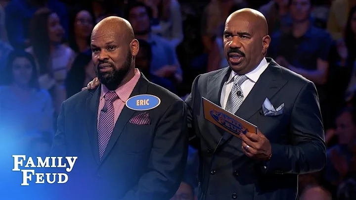 Nancy gets 148 points! Can Eric seal the deal? | Family Feud