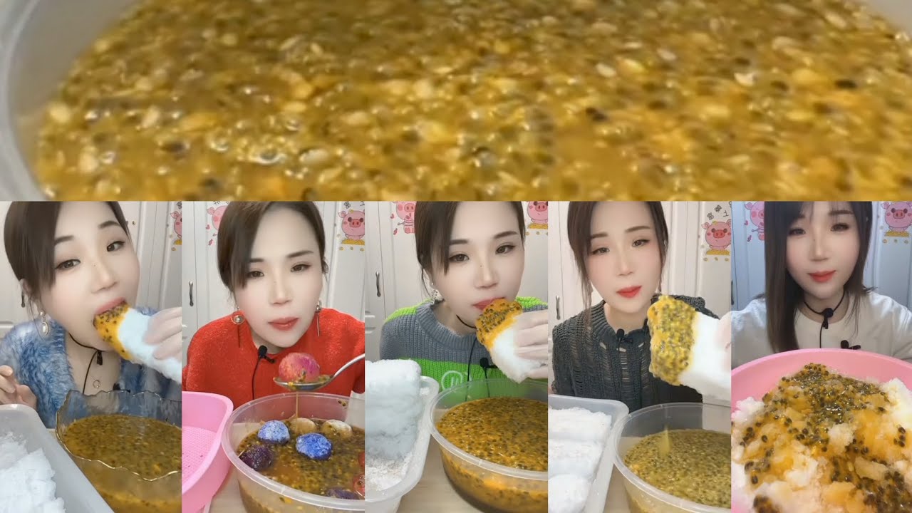 ASMR ICE PASSION FRUIT PART 2