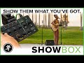 Mackie showbox batterypowered allinone live performance rig with breakaway mix control