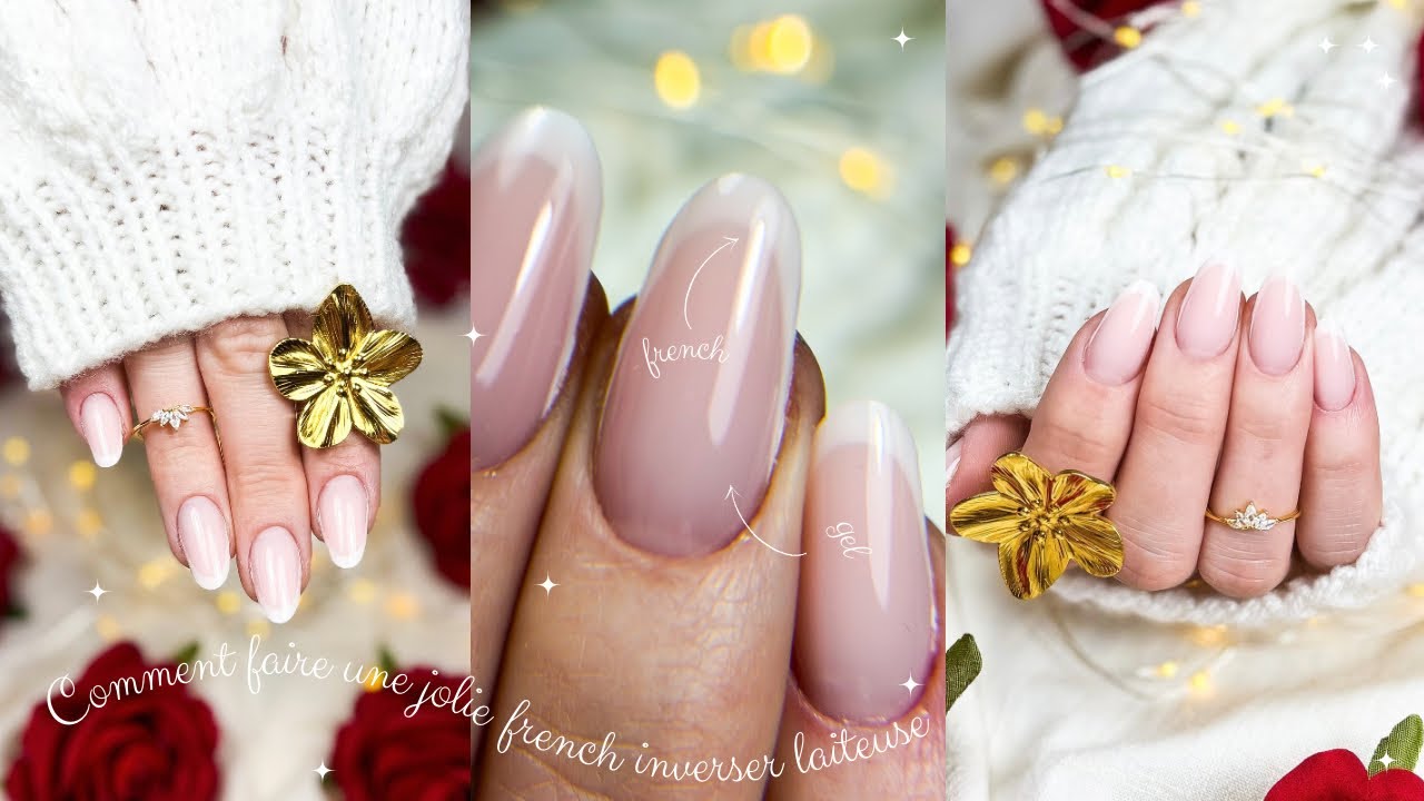 Comment faire une jolie French inversé laiteuse 