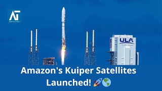 Amazon Launches First 27 Satellites for Project Kuiper Internet 🌎| Space News | AT World News LIVE