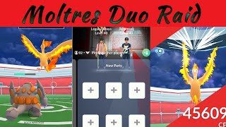 MOLTRES DUO RAID| IN PARTLY CLOUDY| WITH LEGACY ZELAYA| POKÉMON GO