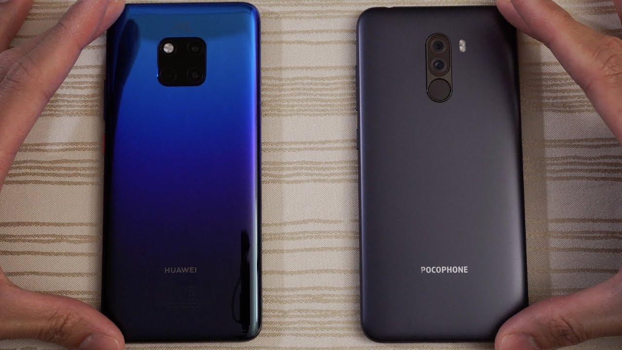 Huawei Mate 20 Pro and Xiaomi Pocophone F1 - Speed Test!