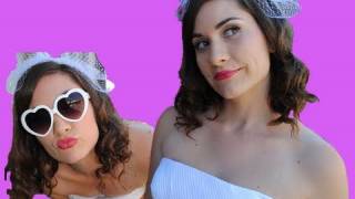 Aubrey London Pinup Girl - Topsy Turvy Photo Shoot - Modern Pinup Wedding Style