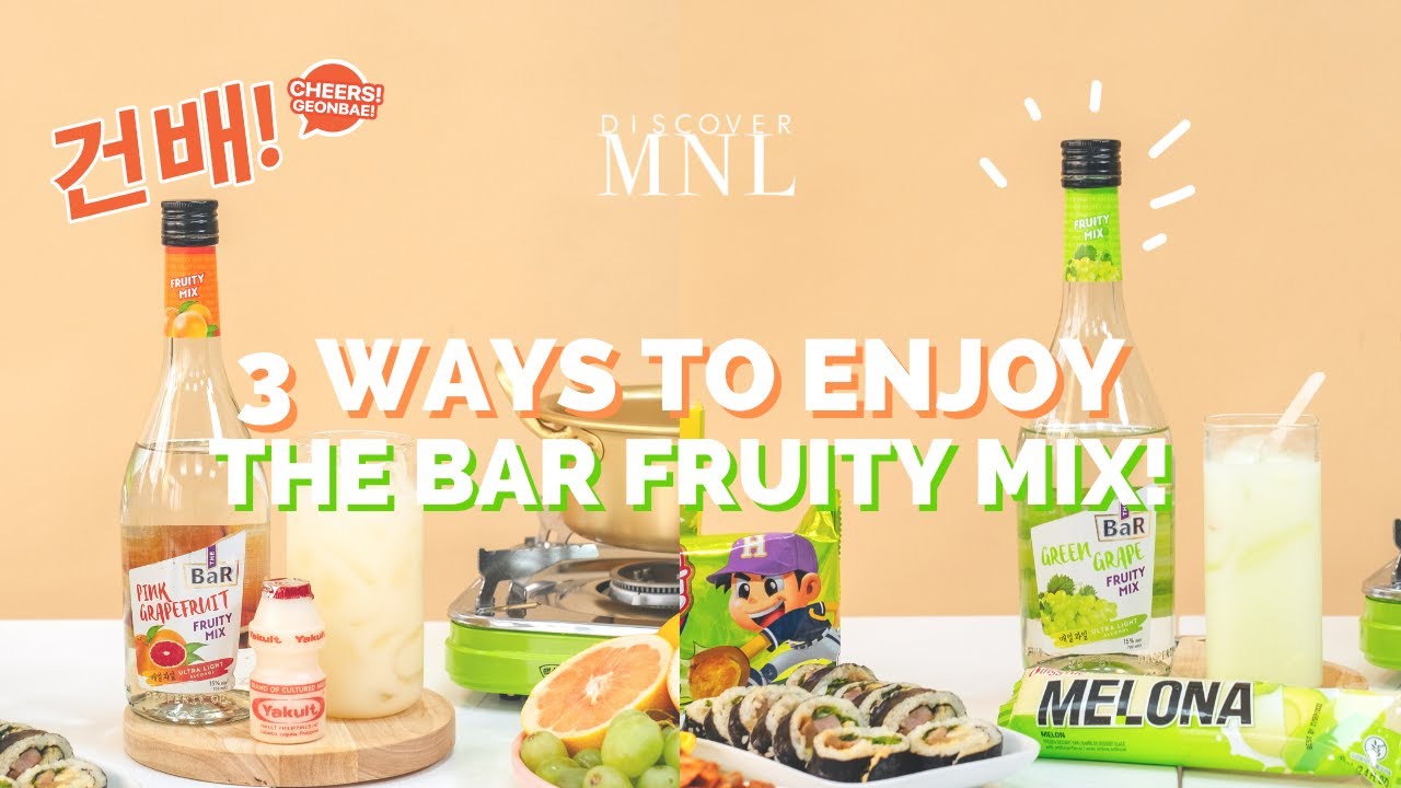 3 fun ways to enjoy the new The Bar Fruity Mix! 