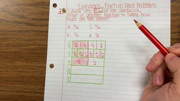 Equivalent Fraction Word Problems