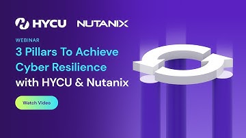 The 3 Pillars of Cyber Resilience