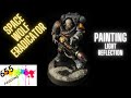how to paint a space wolf eradicator shiny armour