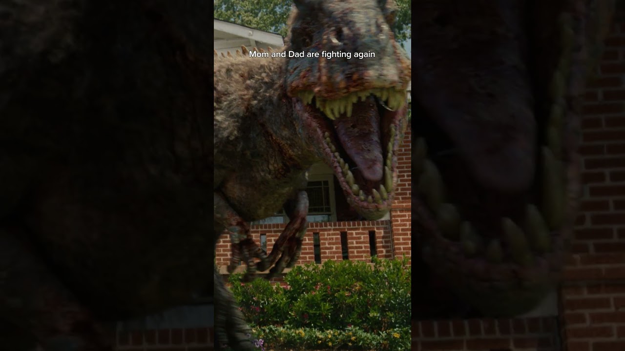 Every couple fights. This couple fights dinosaurs.
