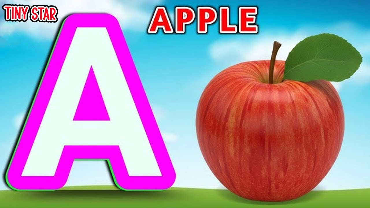 A to Z Cartoon Phonics Song   |Alphabets 3D  Fun Song  | A for apple aa apple Song for kids