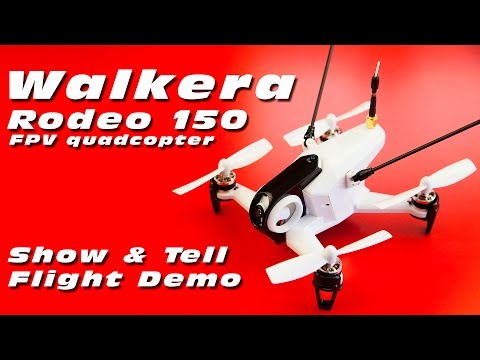 Walkera Rodeo 150 (night vision version) Show & Tell + test flight