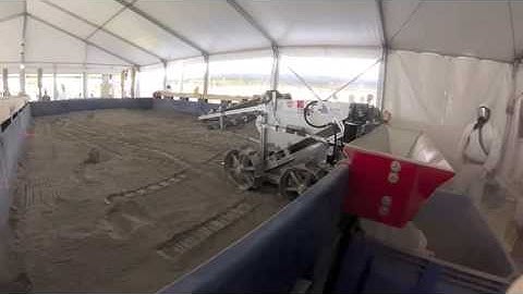 Sydney Lunabotics at the 2013 NASA Lunabotics Mining Competition (2nd run)