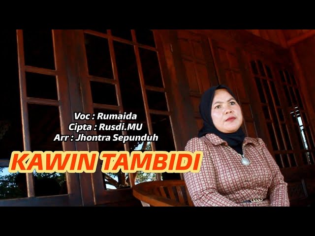 Lagu Lampung terbaru 2023.Kawin Tambidi.cipt.Rusdi.MU.vokal.Rumaida. class=