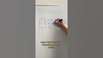 Como calcular produto vetorial? 🧐